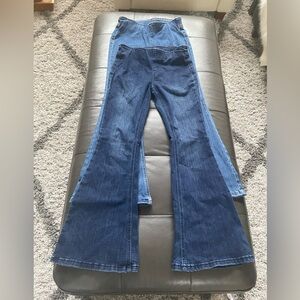 2 Chelsea & Violet Big Girls Flare Denim Jeans size M